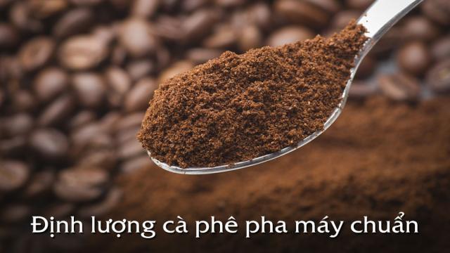 Liều Lượng Pha Cà Phê Máy