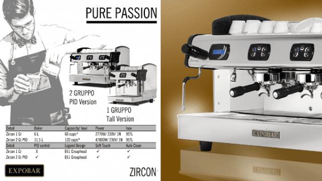 Máy pha cà phê Expobar Zircon 1 Group (NEW 100%)