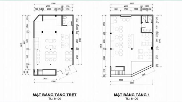 Bản Vẽ Mô Hình Quán Cà Phê Doc