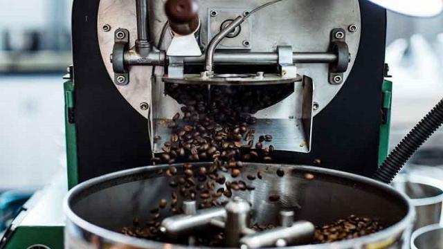 Máy Rang Cà Phê 10kg Dùng điện Lồng đứng