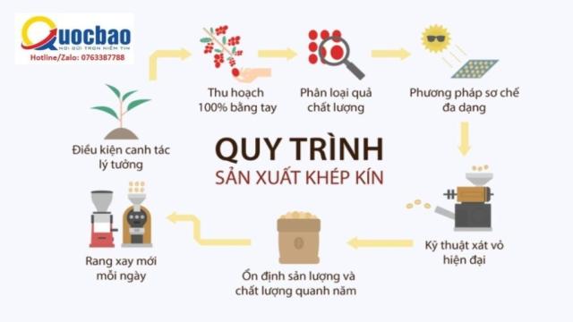 Quy Trình Sản Xuất Nhà Máy Cà Phê
