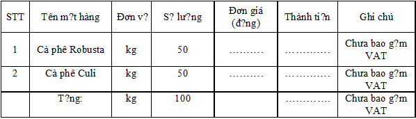 mau hop dong mua ban ca phe thong dung nhat1