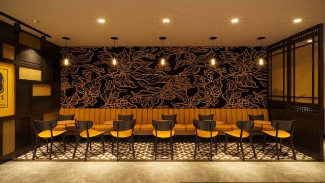 Thi Công Quán Cà Phê Có Máy Che