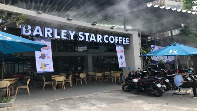 Lắp Máy Phun Sương Quán Cà Phê