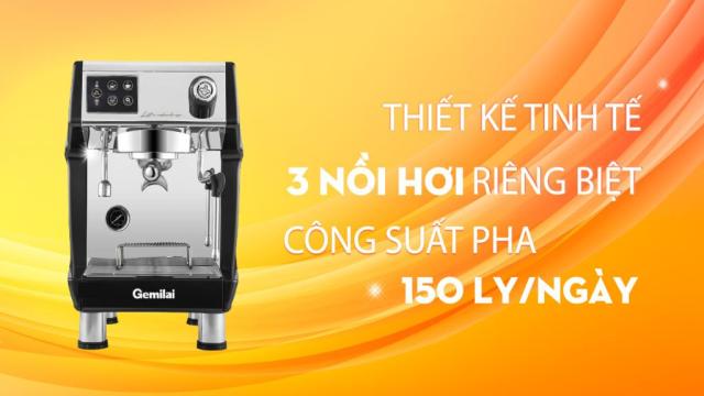 Máy Pha Cà Phê Gemilai 3200