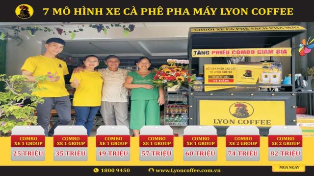 Xe Cà Phê Máy Nhượng Quyền