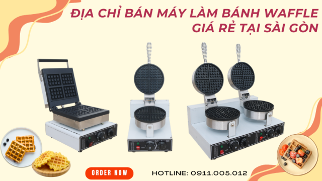 Mua Máy Làm Bánh Waffle Quán Cà Phê